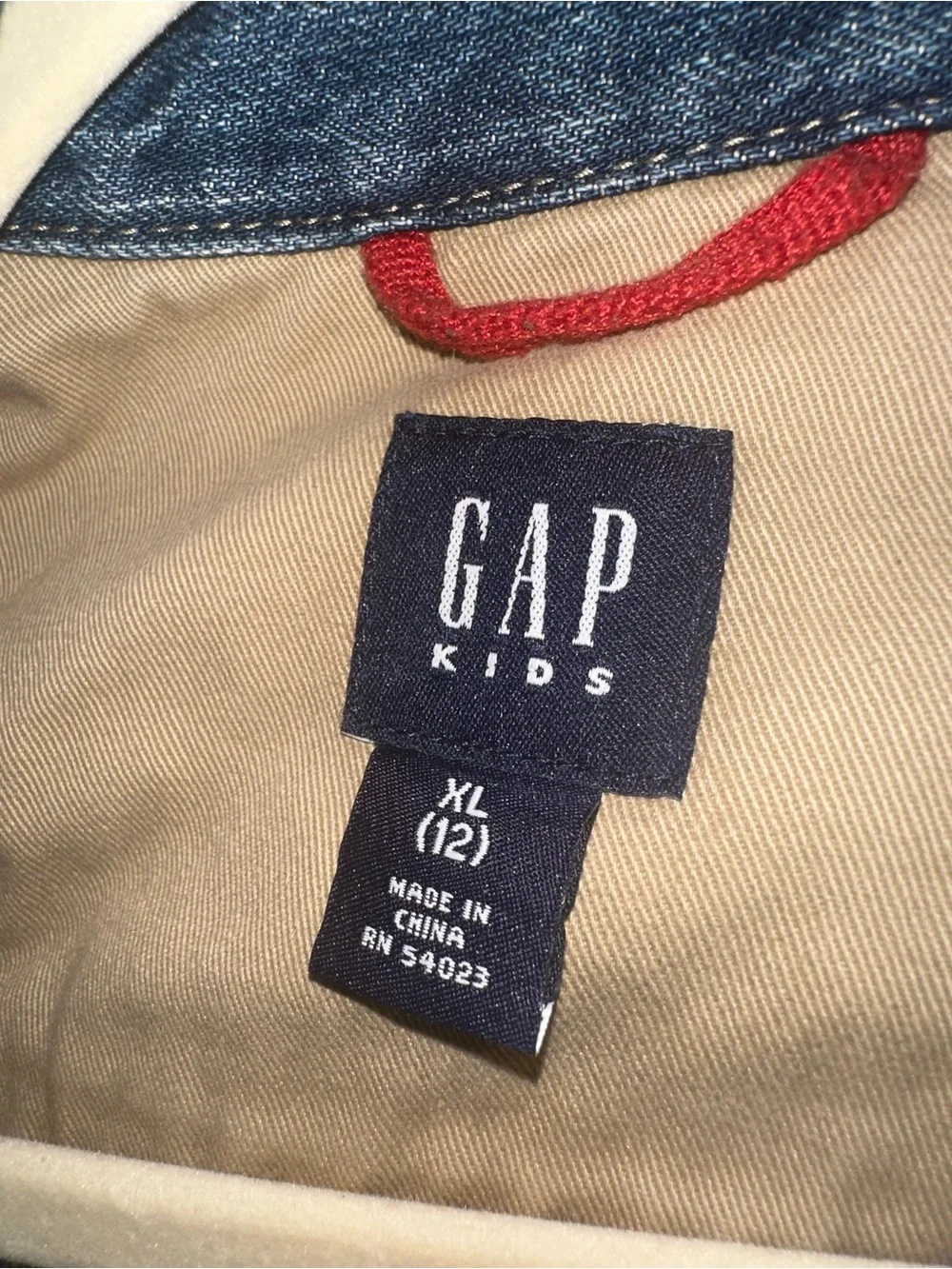 GAP Dark Indigo Denim Jacket - KIDS size 12